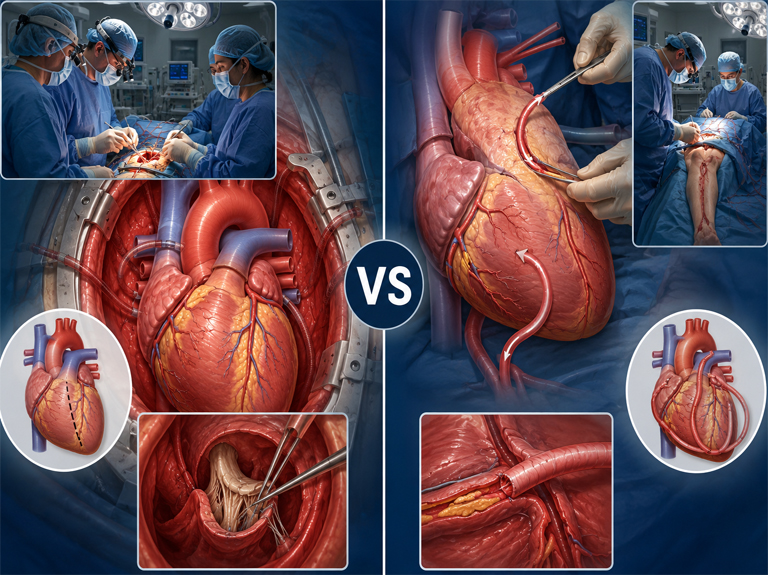 Heart Surgery vs Bypass Surgery